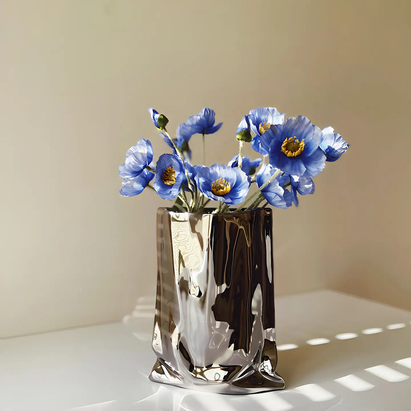 Le Papier Mirror Paper Bag Ceramic Vase