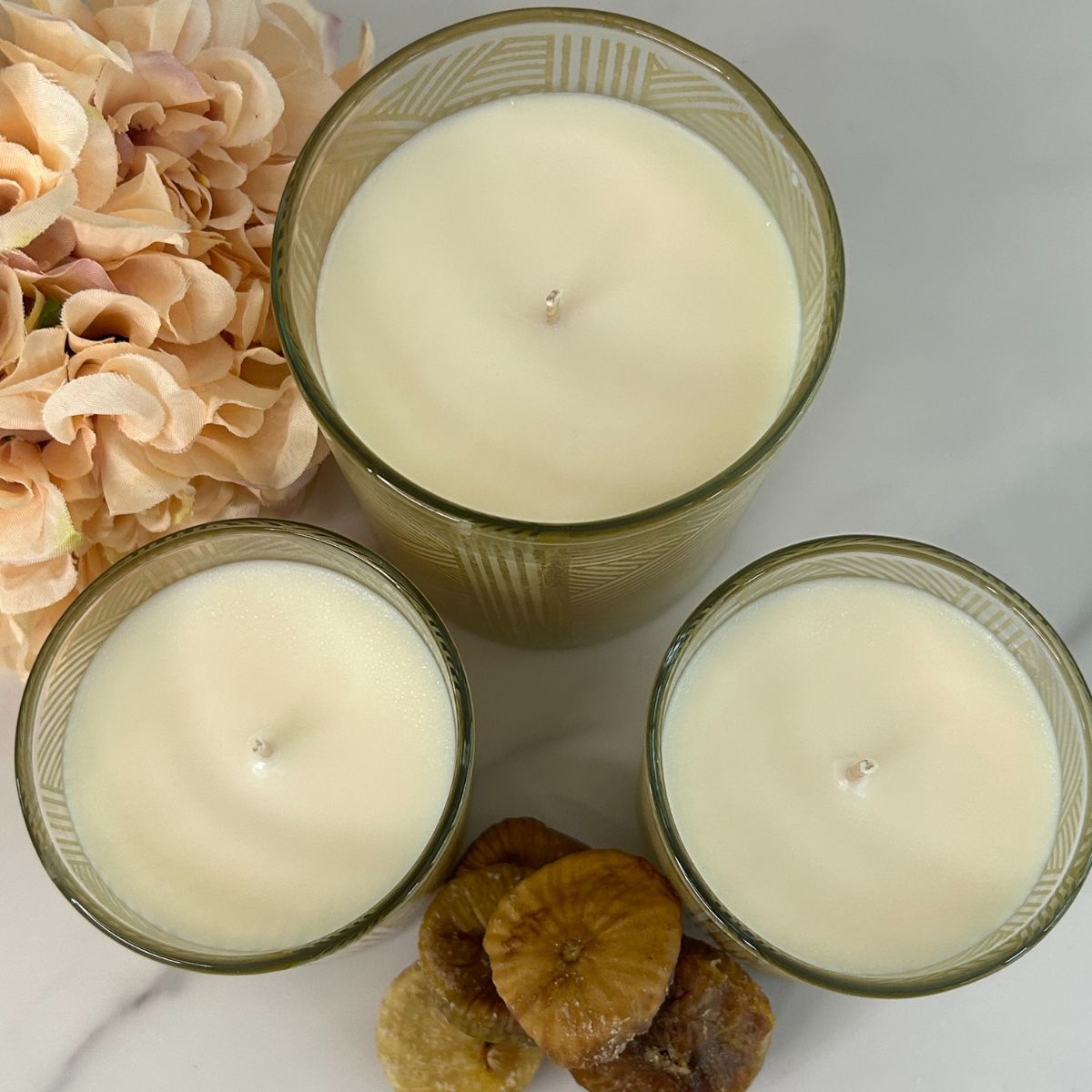 Curated Treasures Collection - Fig & Melon - Set of Three