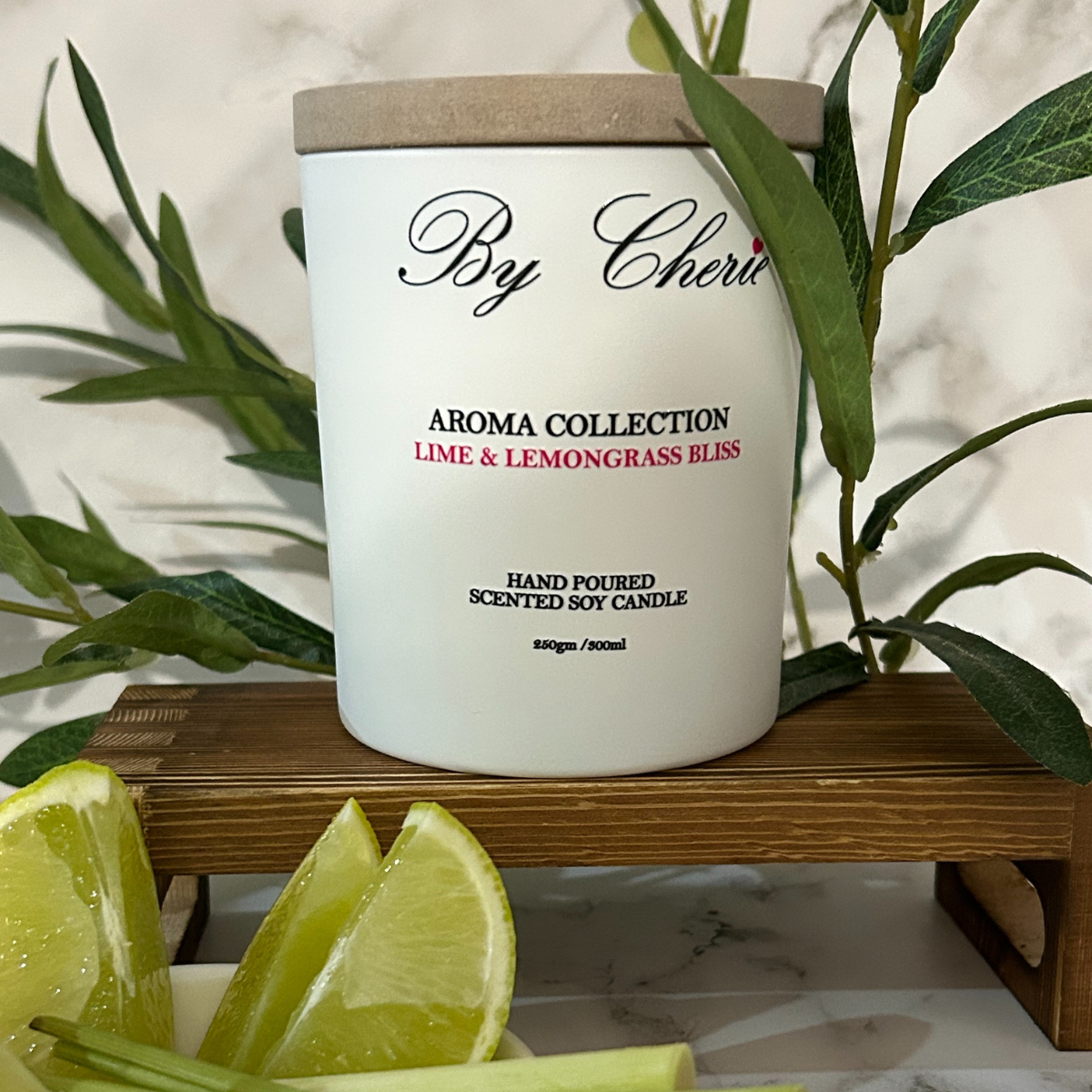 Aroma Collection - Lime & Lemongrass Bliss - White